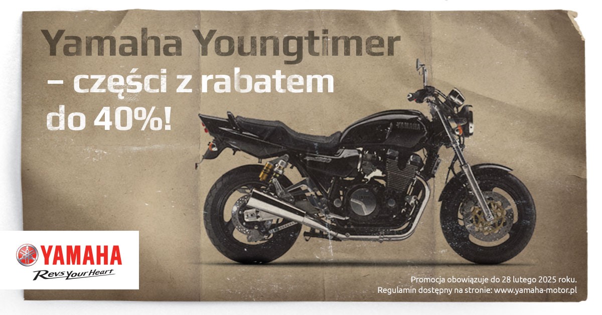 Yamaha Youngtimer – części z rabatem do 40%